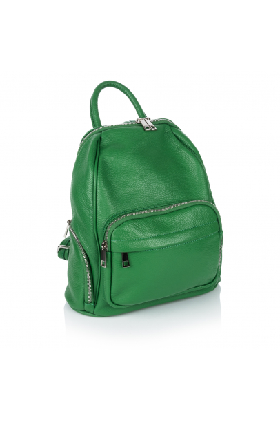 Рюкзак з округлою кишенею Зелений