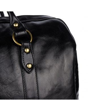 Дорожня сумка з кишенею попереду чорний